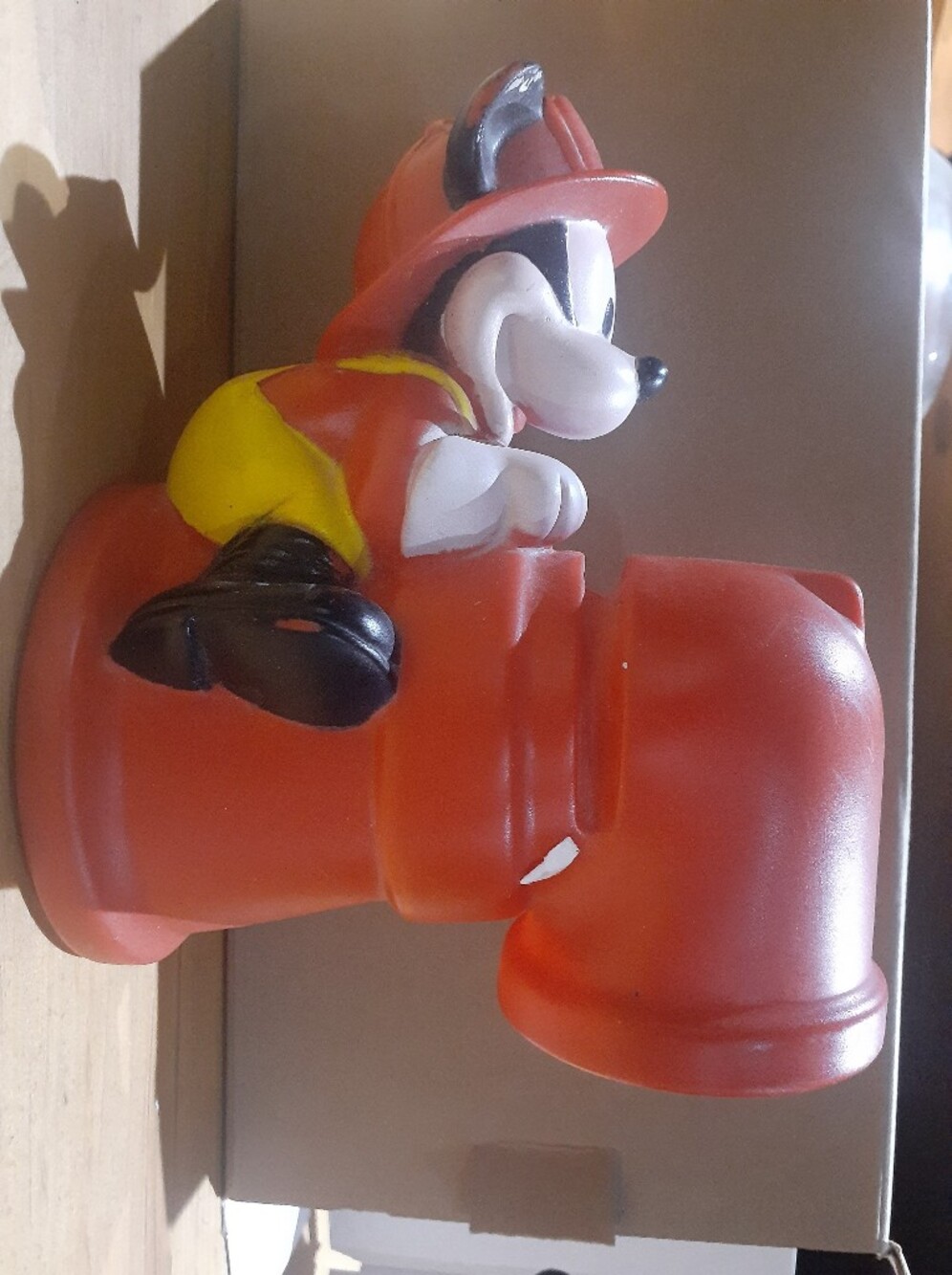 Vintage Walt Disney Productions Mickey Mouse Fire Hydrant Bathtub Spout Cover